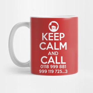 Keep Calm And Call 0118 999 881 999 119 725.. 3 Mug